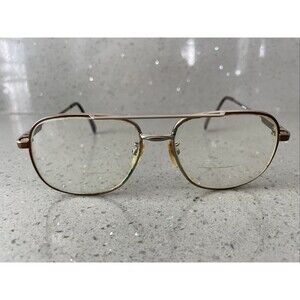 Vintage Rembrand Bronze 145 Eyeglasses Frames ONLY Japan Aviator Oversized